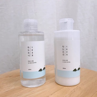 Round Lab 1025 Dokdo Toner/Lotion 200ml โทนเนอร์สำหรับผิวแพ้ง่าย จากราวด์ แลบ 200ml