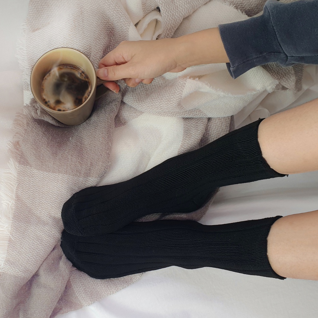 Socksy ถุงเท้าสุขภาพใส่ในบ้าน เนื้อขนหนูหนาพิเศษนุ่มสบาย (แพ็ค 1 คู่) รุ่น 555