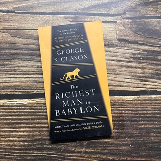 【หนังสือภาษาอังกฤษ】English Book The Richest Man in Babylon by Georges. Clason Brandnew wealth ever inspiring secret