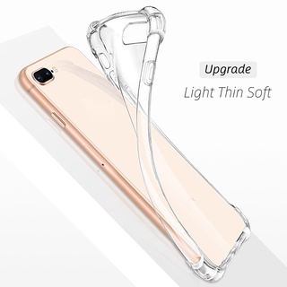 เคสโทรศัพท์ซิลิโคน TPU ใส กันตก สําหรับ iPhone SE 2022 SE 2022 2020 13 12 11 Pro Max Mini 8 7 6 6s Plus X XR XS Max