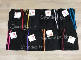 กางเกงแอโรบิคออกกำลังกายแถบคู่4ส่วน