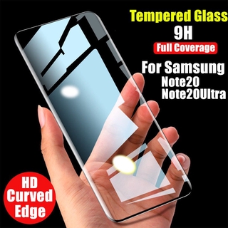 กระจกนิรภัยกันรอยหน้าจอ สําหรับ Samsung Galaxy Note20 Note20Ultra ฟิล์มกระจก ฟิล์มเต็มจอ Tempered Glass Protective Film