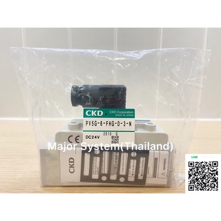 CKD PV5G-6-FHG-D-3-N Solenoid Valve ISO Size 1 24VDC โซลินอยล์วาล์วลม