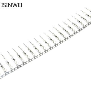 100 ชิ้น / ล็อต 2.54 มม. 1 Pin Single Row Dupont Jumper Wire Cable Male Pin Connector