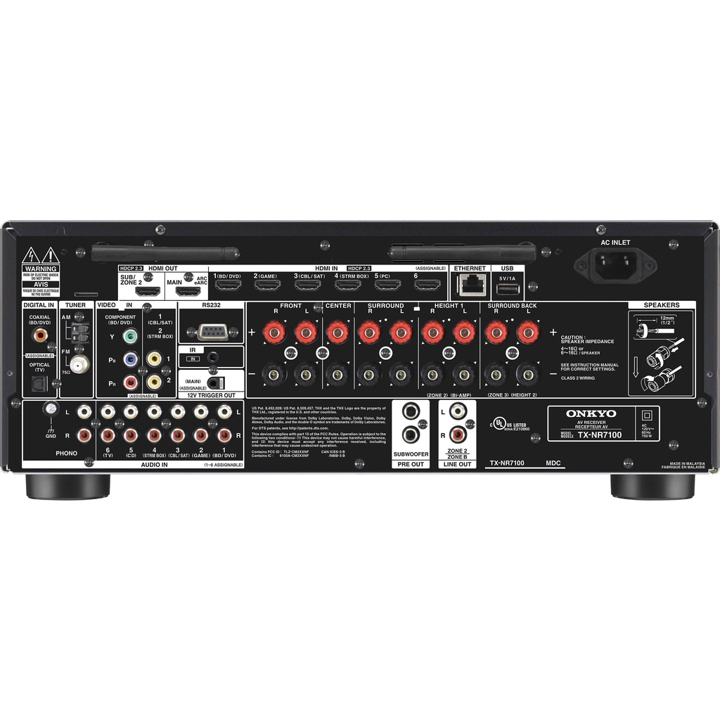 ONKYO TX-NR7100 9.2-Channel THX Certified AV Receiver