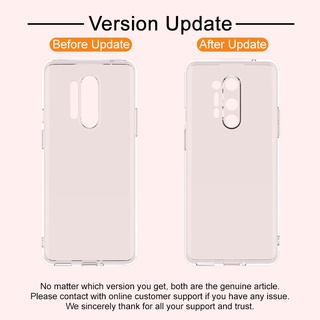 Imak OnePlus 8 Pro / 1+8 Pro โปร่งใส เคสซอฟท์ ซีรี่ส์ กันกระแทก Transparent Protective Case Shell  + Lanyard Hole