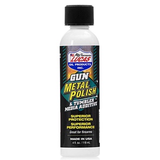 Lucas oil Gun Metal Polish 4oz.น้ำยาขัดเงาโลหะ ขัดสนิม คราบตะกั่วฝั่งแน่น