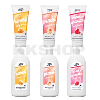 สูตรVegan🌟Boots Shower gel &amp; Body Lotion