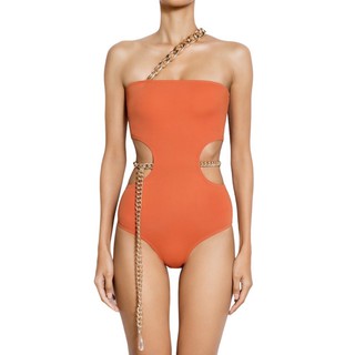 SeaSuitT002 orange (เฉพาะชุดว่ายน้ำ)