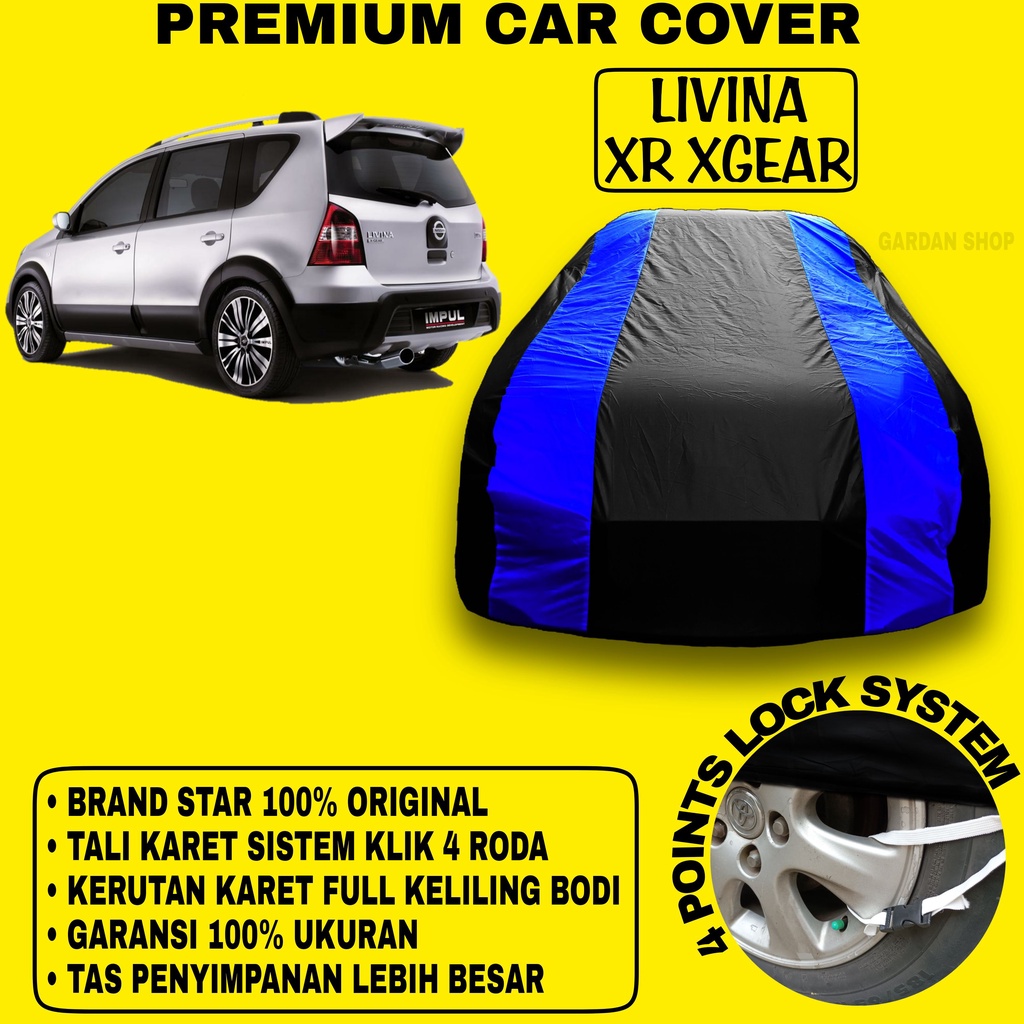Body Cover LIVINA XR XGEAR BLUE Strip Cover Livina Xr Xgear PREMIUM Car Body Protective Cover