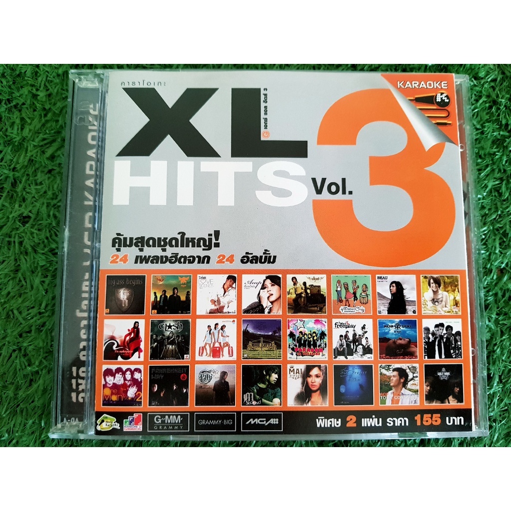 VCD แผ่นเพลง (มี 2 แผ่น) Grammy - XL Hits - Vol.3 Golf & Mike , Clash , Potato , Peck , NoLogo ,Big 