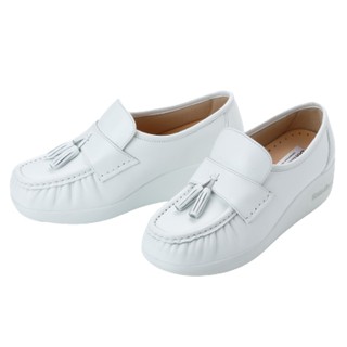 Dortmuend ProSeries JS901 White รองเท้าสุขภาพ รองเท้าหมอ รองเท้าพยาบาล รองเท้าครู รองเท้าเชฟ