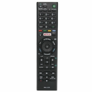 รีโมตคอนโทรลทีวี RM-L1275 สําหรับ Sony TV Netflix RMT-TX100D RMT-TX100E-RMT-TX102D-KDL-43W808C-KDL-50W755C