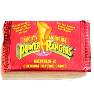 (Sealed Pack) ซองสุ่มการ์ดพรีเมี่ยม เพาเวอร์เรนเจอร์ MIGHTY MORPHIN POWER RANGERS : SERIES 2 PREMIUM TRADING CARDS