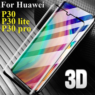 กระจกนิรภัย 3 D สําหรับ Huawei P 30 Pro Mate 20 Pro P 20 P 30 Pro