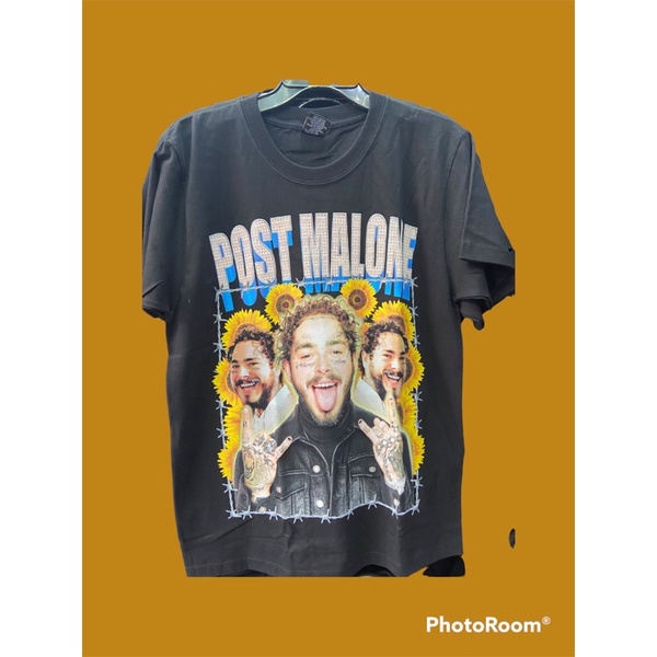 【HOT】เสื้อยืดคอกลมลาย Post’Malone