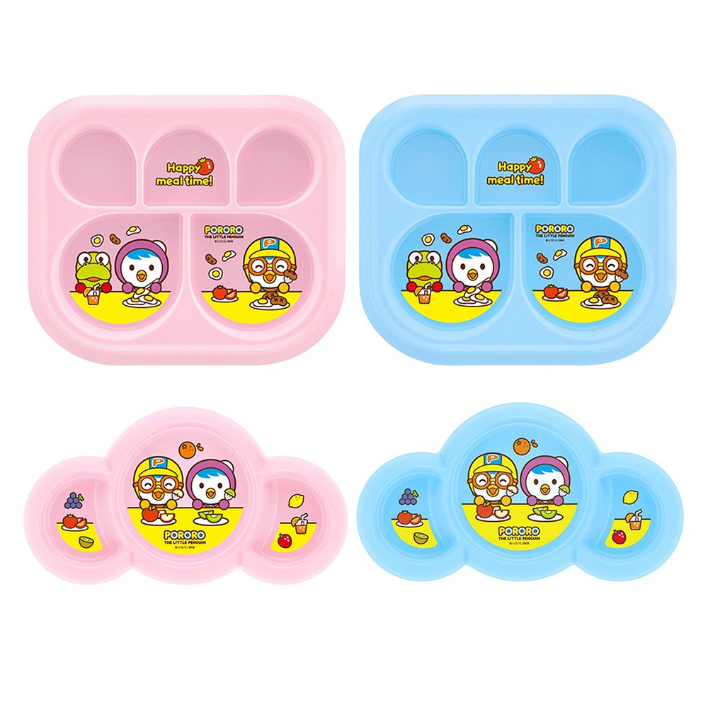 [Clearance] ถาดอาหาร Edison Pororo Self