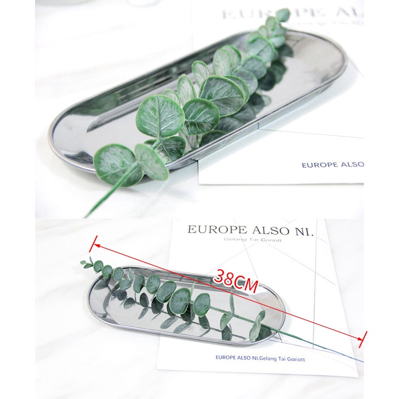 ดอกไม้ประดิษฐ์ใบไม้สีเขียวสําหรับตกแต่งบ้าน - รูปที่ 4