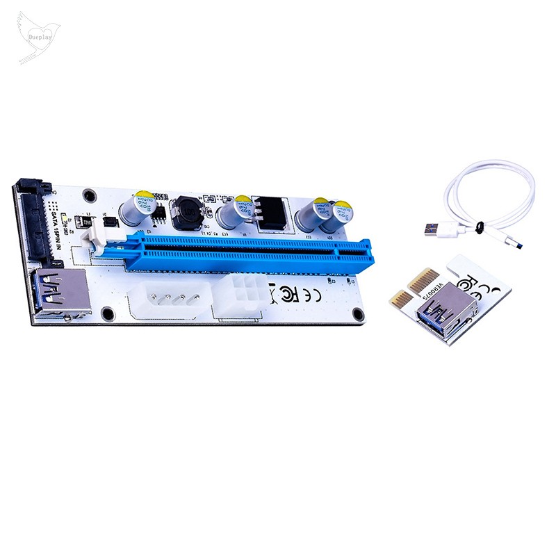 [d] การ์ดโมดูล Pci-e Pci Express Riser การ์ด 1x To 16x Usb 3.0 อะแดปเต ...