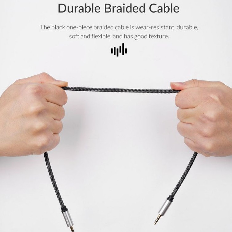 สาย AUX  Audio Cable สาย JacK 3.5  1000Mm AUX 3.0ชาร์จเร็วของแท💯%