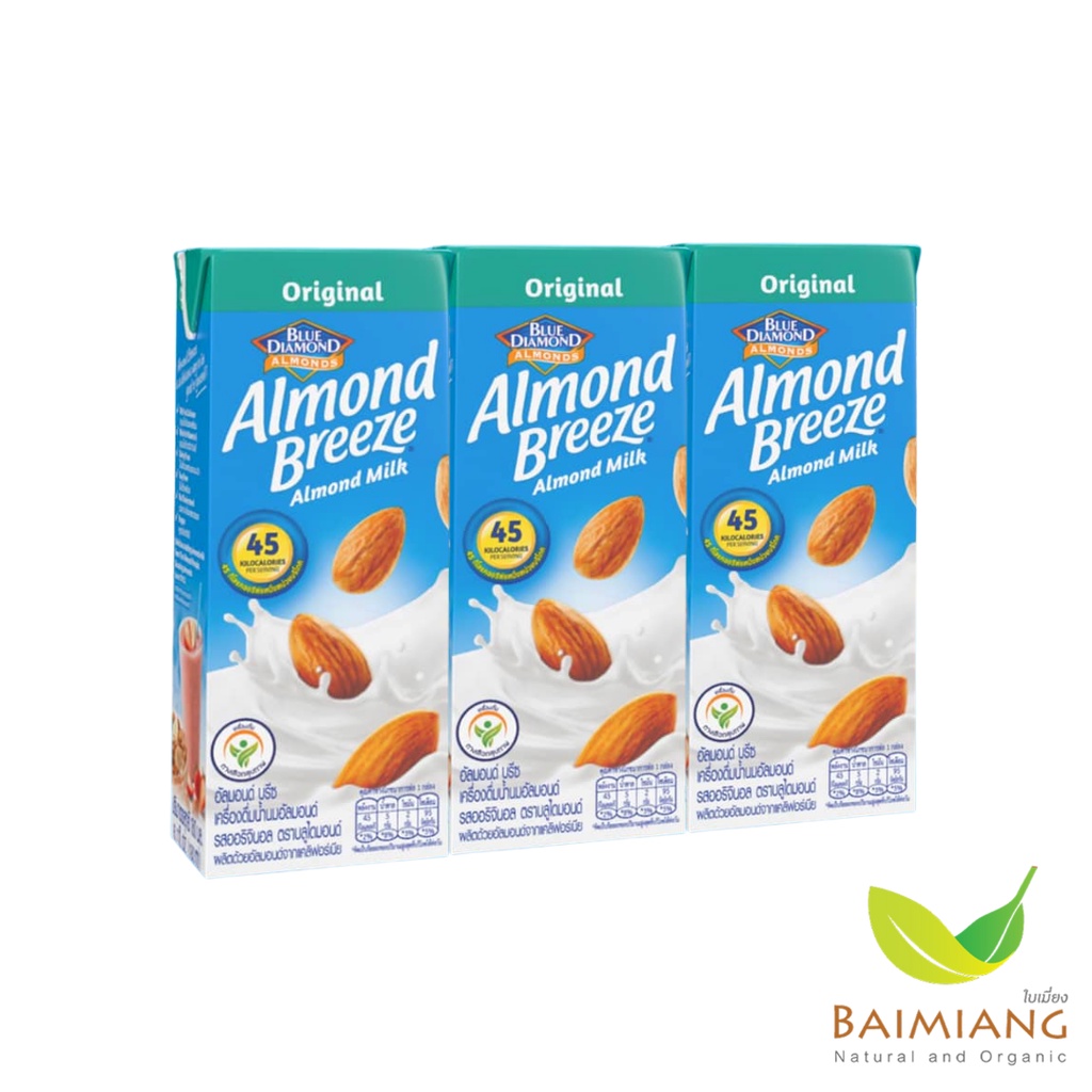 [1 แพ็ค] Blue Diamond น้ำนมอัลมอนด์ ออริจินอล ขนาด 180 ml. (03806-3)