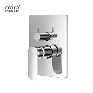 COTTO วาล์วผสมเปิด-ปิดน้ำพร้อมวาล์วเปลี่ยนทิศทางน้ำ รุ่น CT2404A WALTZ