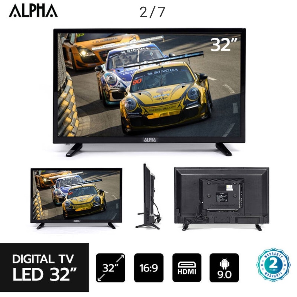 Led digital TV alpha 24-32 นิ้ว