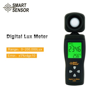 เครื่องวัดแสง วัดความสว่าง วัดลักซ์ SMART SENSOR Digital Lux Meter AS803 Luxmeter 0-200