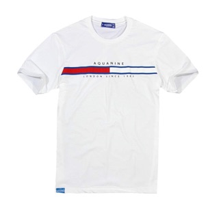 Aquanine เสื้อยืด tshirt - LINE (สีขาว)สามารถปรับแต่งได้