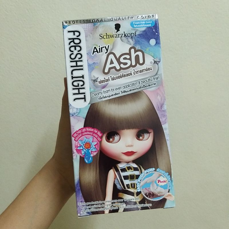Schwartzkopf Freshlight Airy Ash โฟมแฮร์คัลเลอร์ ของแท้ พร้อมส่ง