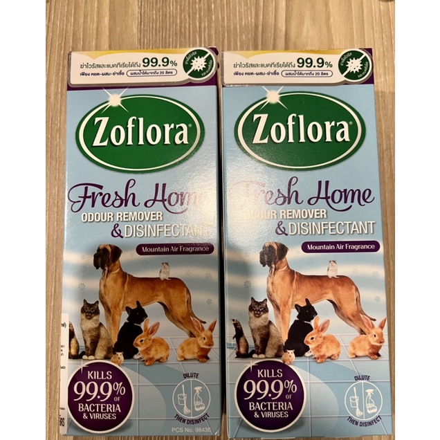 [ของแท้/พร้อมส่ง] Zoflora Fresh Home โซฟลอรา น้ำยาฆ่าเชื้อสำหรับสัตว์เลี้ยง 500ml.