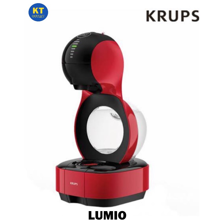 KRUPS เครื่องชงกาแฟแรงดัน รุ่น LUMIO KP130566  nescafe dolce gusto สีแดง