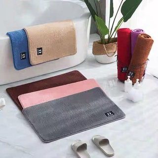 พรมเช็ดเท้า ไหมพรมเกาหลี size 40×60cm. ขนแน่นหนานุ่ม ซับน้ำด…