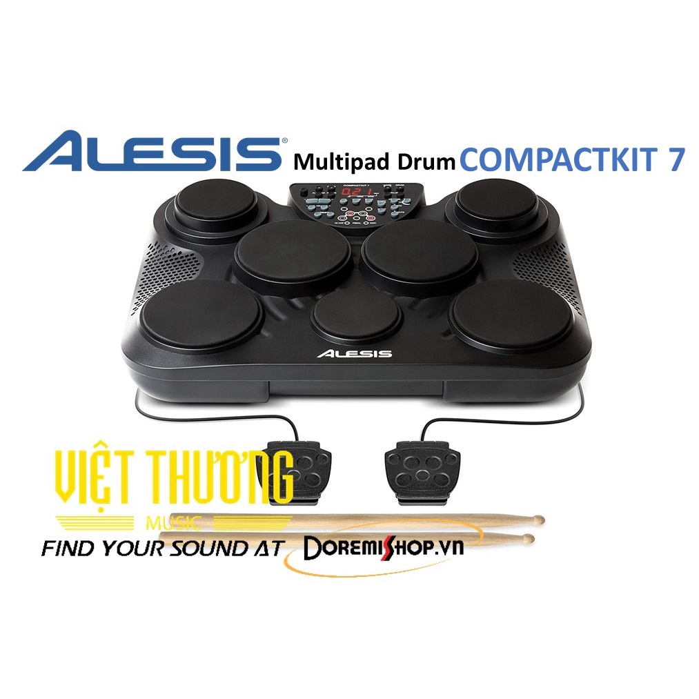 ชุดกลอง Alesis Multi Pad CompactKit 7 ชุดกลองอิเล ็ กทรอนิกส ์