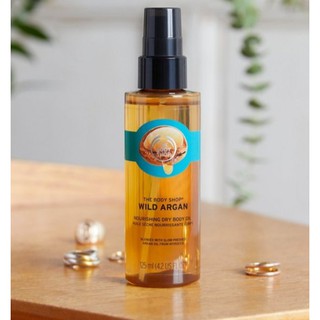 พร้อมส่ง The Body Shop Wild Argan Oil Nourishing Dry Oil For Body &amp; Hair 125ml