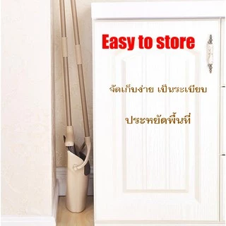 Yihan ชุดไม้กวาด ไม้กวาด หมุนได้ มีแปรงในตัวพร้อมที่ตักขยะ YF-1157 1158