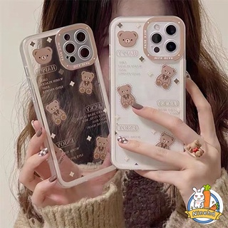 เคสโทรศัพท์มือถือ ซิลิโคนนุ่ม ใส กันกระแทก ลายหมีบราวน์น่ารัก สําหรับ Huawei Y9 Prime 2019 Nova 9 8 7 7i 7se 6 se 5 Pro 5T 4e 3i 3e Y7A Y9S Mate 40 30 20 Pro P40 P30 P20 Lite Pro