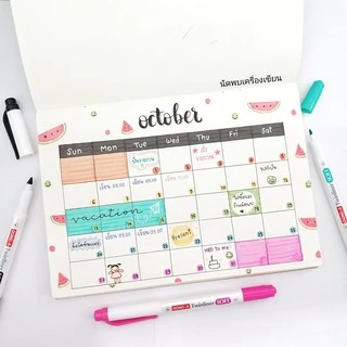 DONG-A ปากกาเน้นข้อความ 2 หัว Twinliner Soft