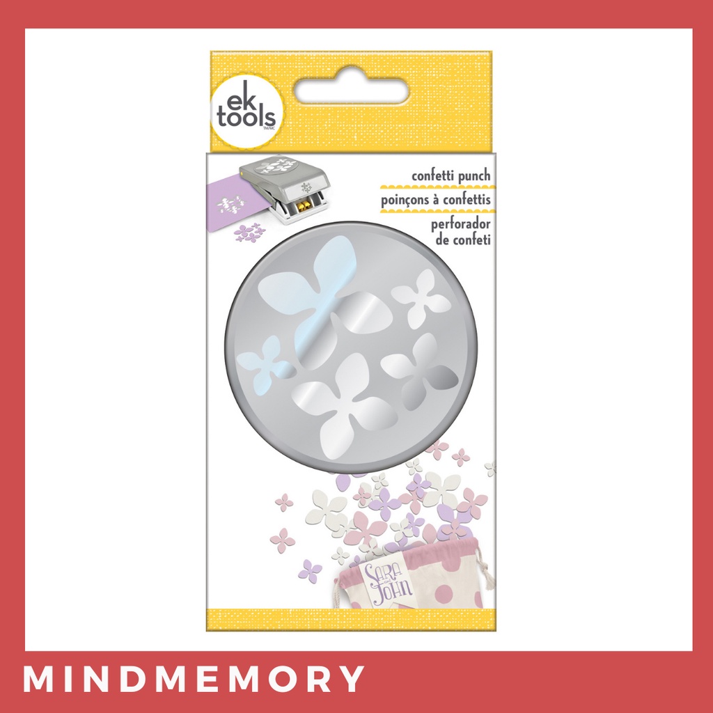 EK SUCCESS: HYDRANGEA CONFETTI LARGE PUNCH