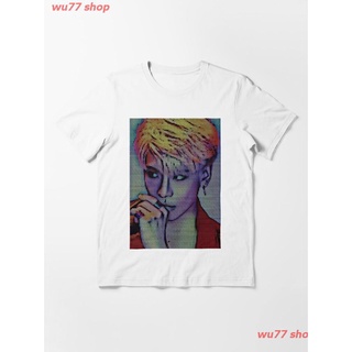 2022 Jonghyun Dot Art! Essential T-Shirt วงไอดอลเกาหลีเสื้อยืดพิมพ์ลาย คอกลม แฟชั่น แขนสั้นคู่รัก เสื้อยืดผู้ชายและผู้หญ