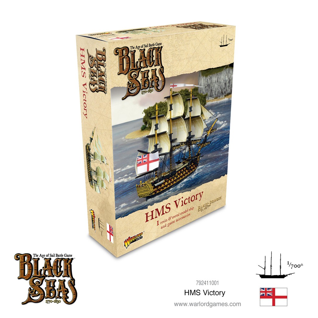 Black Seas HMS Victory 1/700