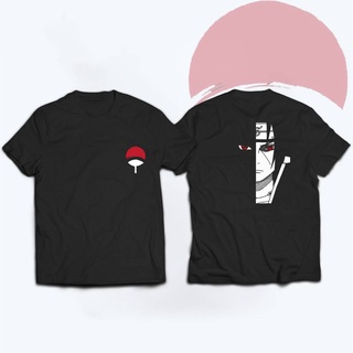 เสื้อผู้ชายเท่ - #¥%THER ใหม่ Unisex แฟชั่นเสื้อลําลองนารูโตะ - Uchiha อะนิเมะเสื้อยืดแขนสั้นคอกลม