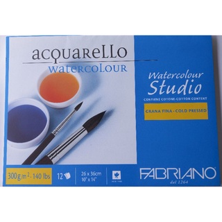 กระดาษลงสีน้ำ 200 ปอด์ FABRIANO 10"×14"