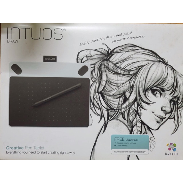 Wacom intuos draw เมาส์ปากกา