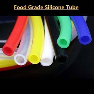 1/3Meter 10x14mm Food Grade Imported Silicone Hose Flexible Tube Drink Hose Pipe Temperature Resistance Nontoxic Environmental  เกรดอาหาร นําเข้า ท่อซิลิโคน ยืดหยุ่น ท่อเครื่องดื่ม ความต้านทานอุณหภูมิ ปลอดสารพิษ สิ่งแวดล้อม