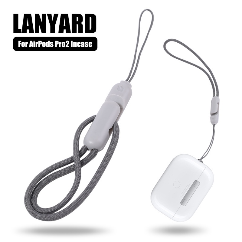 เชือกถัก ป้องกันการสูญหาย แบบพกพา / สายคล้องเคส / สําหรับ Iphone AirPods Pro2 Incase / แฟชั่น อุปกรณ์อิเล็กทรอนิกส์