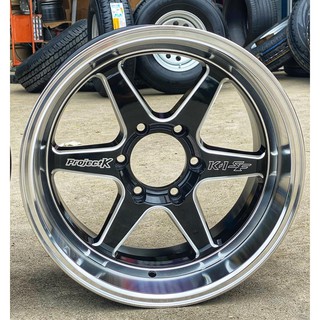 ล้อ PrajectK K1-SF 18x9.5 ET20 6x139.7 ดำเงา งานKAYS 1วง