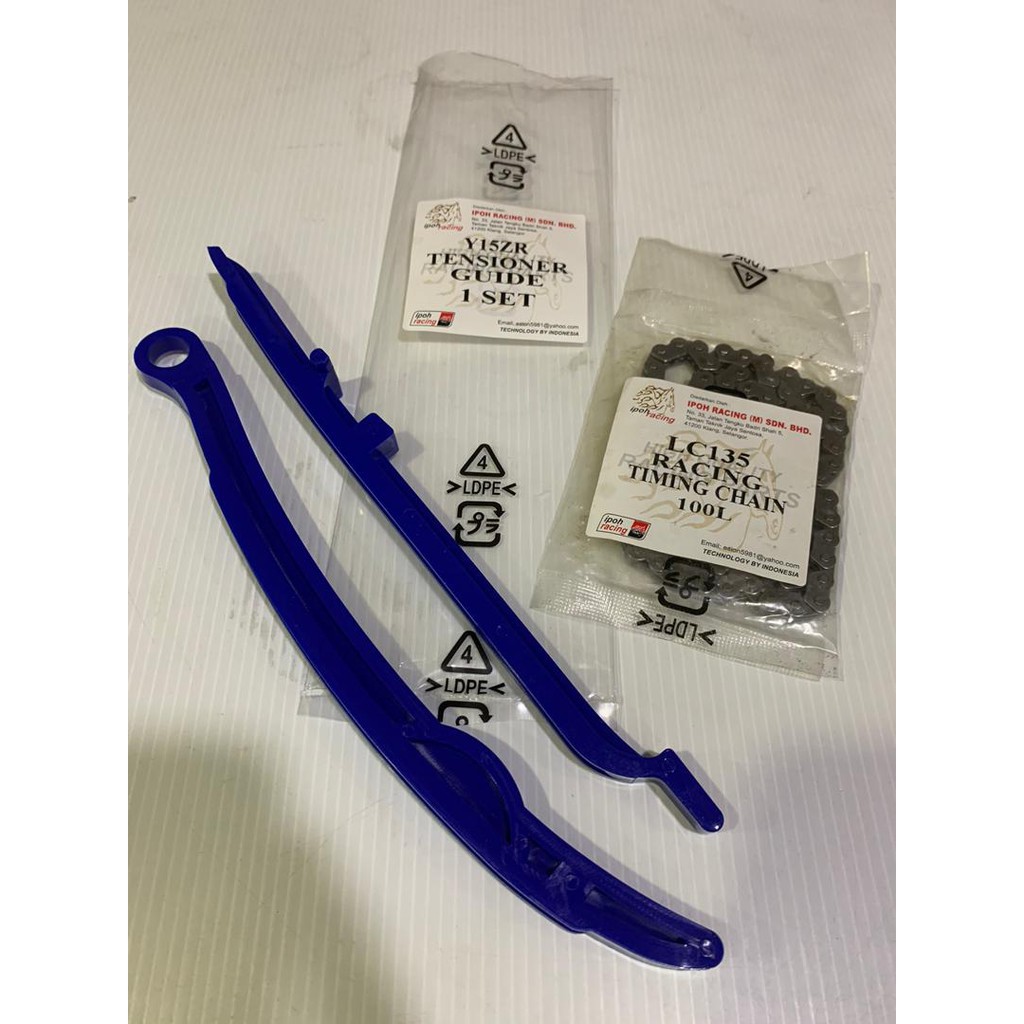RACING JACK ROD TIMING CHAIN GUIDE / TENSIONER GUIDE STOPPER LC135 Y15ZR TIMING CHAIN GUARD IPOH RAC