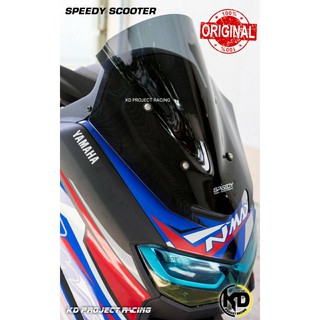 ชิว Speedy ทรงโหนกYamaha Nmax 2020 - 23 มีทั้งแบบสีใส และ สีสโมก