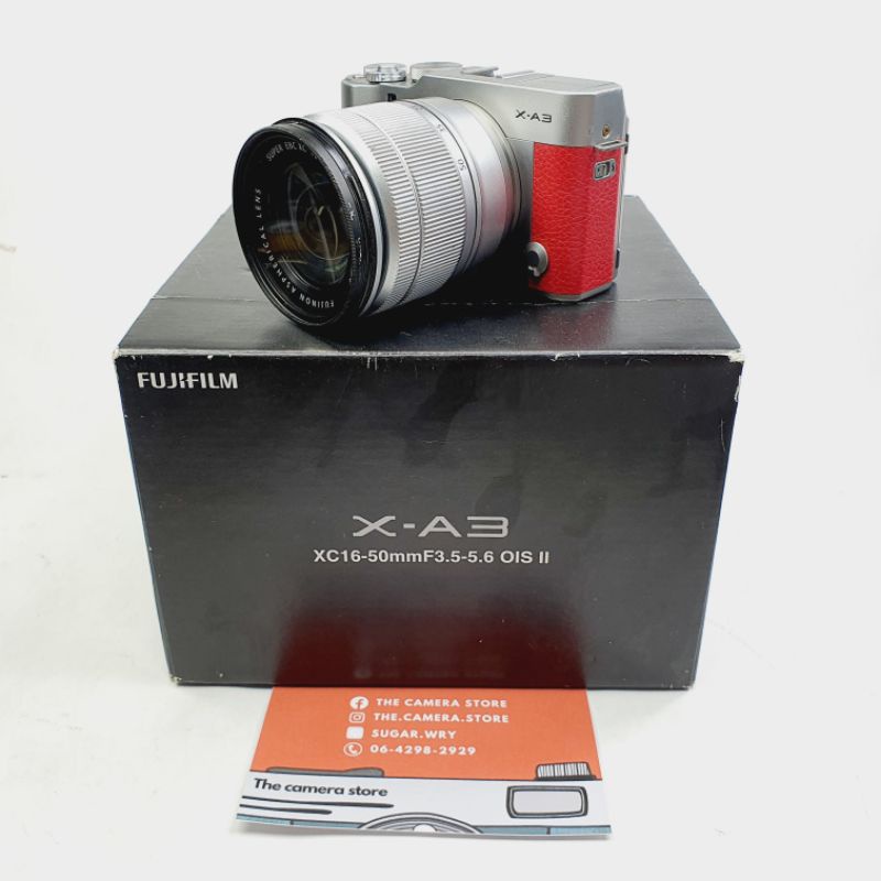 FUJIFILM XA3 สีชมพู ครบกล่อง